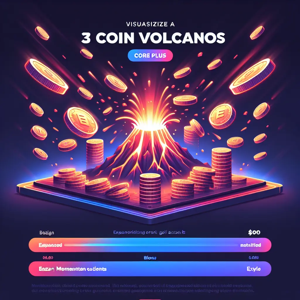 3 Coin Volcanoes slot game